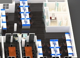 Startup Office / furnished / office space in the heart of Berlin / up to 18 desks