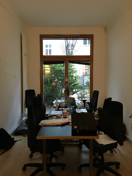 small startup office