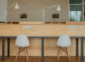 Entire ground floor in front of Mauerpark: flexible, fully furnished office with private terrace
