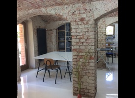 Workspace in Fashionstudio/ Rummelsburger Bucht
