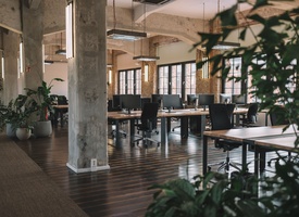Great office space with free food and many perks